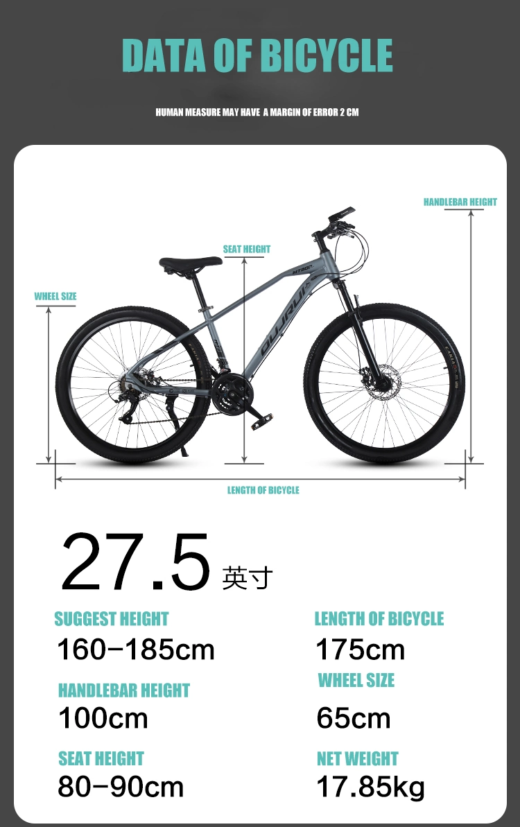 27.5Inch Lightest Aluminium Mountain Bike Alloy Fork Downcountry Mountain Bike 2