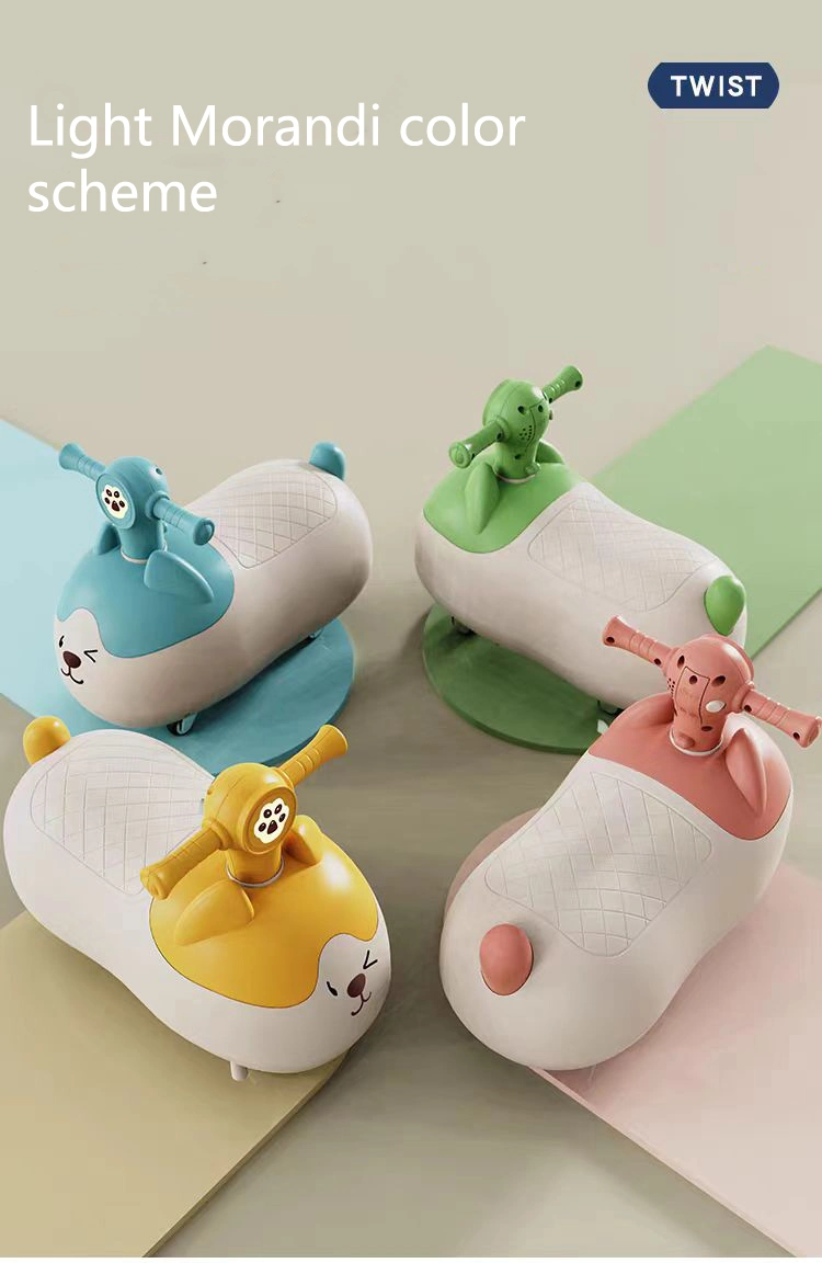 CCC Kids Swing Car Girls And Boys Sliding Twister Car With Four Wheels Baby Ride On Toy Peanut Car 0